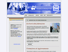 Tablet Screenshot of federcoordinatori.org